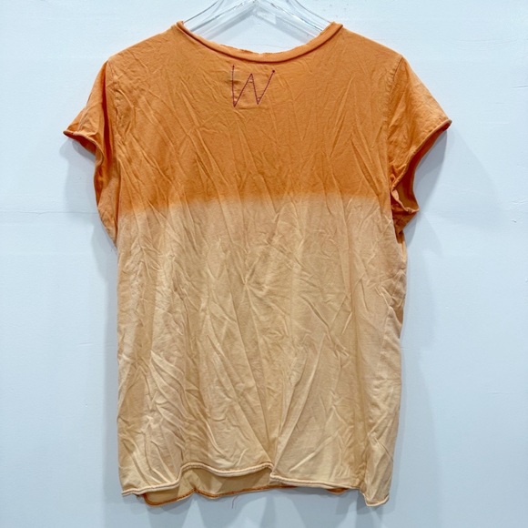 Vintage Y2K Old Navy Orange Heart Printed Tee XXL - Picture 2 of 8